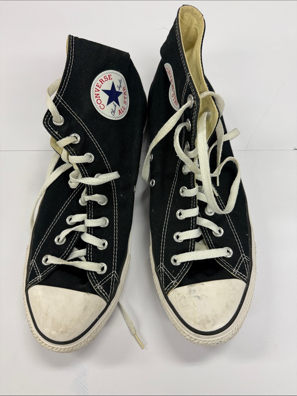 Converse Black and White High-Top Sneakers